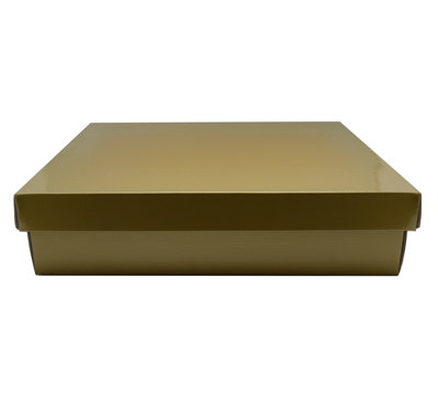 LARGE SHIRT BOX and LID PACK-Gold
