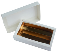 CHOC BOX w/LID-Pelle Bianco