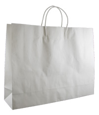 GIFT PAPER BAG-White Kraft