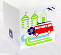 GIFT CARD COMBI-Scarlet/Navy/Lime/Tiffany