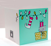 GIFT CARD ELF-Lime/Tiffany/Scarlet