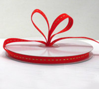 10mm STITCHED CANVAS-Red/Green