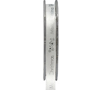 10mm MERRY CHRISTMAS PRINT-White/Silver