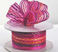 38mm SHEER CARNIVAL-Hot Pink