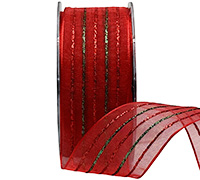 38mm SHEER CARN METAL-Red/Green/Red