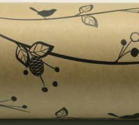 50cm BOTANICALWRAP-Natural/Black