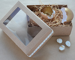 GIFT BOXES with WINDOW - Two sizes
