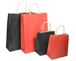 COLOUR KRAFT BAGS 125 gsm - 50 bags