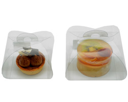 TORTINA(CAKE) CLEAR PVC BOXES