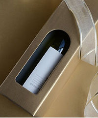 A wide range of wine packaging