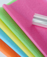 Tissue paper reams and cellophane rolls