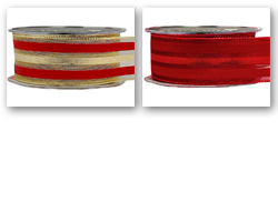 38mm WIRE-EDGED METALLIC BANDS