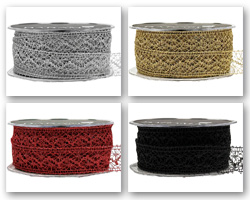 25mm WIRE-EDGED ELEGANT LACE