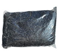3mm SHREDDED PAPER 80gsm 1kg Bag-Black