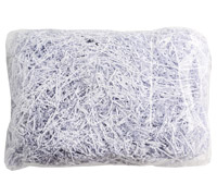 3mm SHREDDED PAPER 80gsm 1kg Bag-White