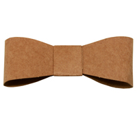 FOCCHETTO (BOW)-Brown Kraft