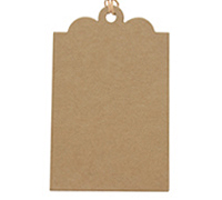 CARDBOARD COVE CNR TAG LARGE-Natural