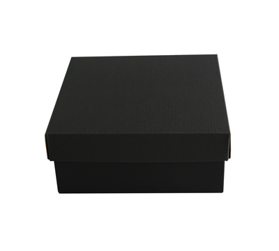 SMALL LOW GIFT BOX and LID PACK-Matte Black