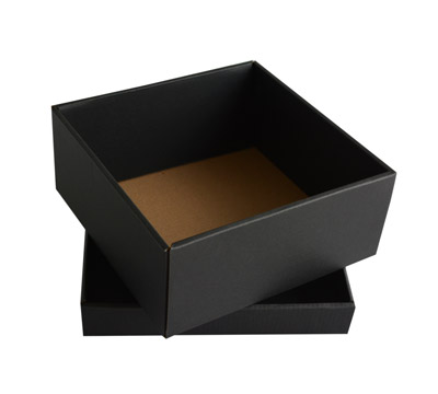 SMALL LOW GIFT BOX and LID PACK-Matte Black #2