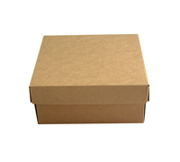 SML LOW GIFT BOX & LID PACK-Natural