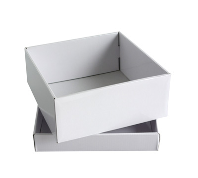 SMALL LOW GIFT BOX and LID PACK-Gloss White #2