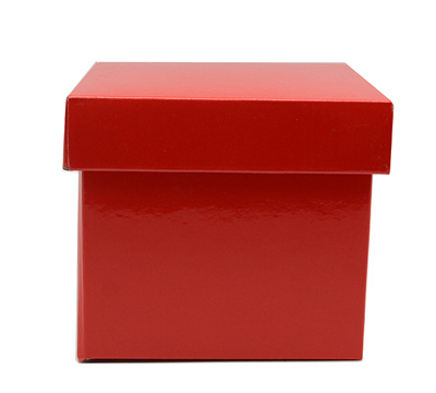 MINI GIFT BOX & LID PACK-Gloss Red #1