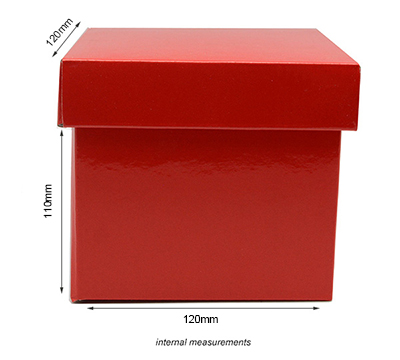 MINI GIFT BOX & LID PACK-Gloss Red #3