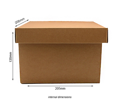 SMALL GIFT BOX and LID PACK-Natural #3