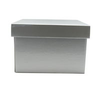 SML GIFT BOX & LID PACK-Silver