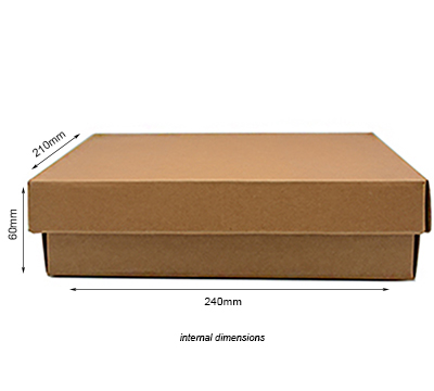 CHOC BOX and LID PACK-Natural #2