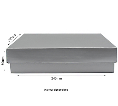 CHOC BOX and LID PACK-Silver #2