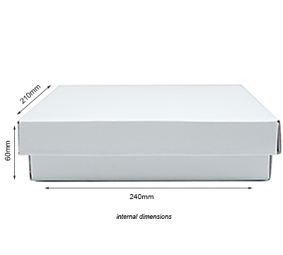 CHOC BOX and LID PACK-Gloss White #2