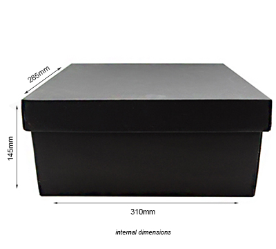 LARGE GIFT BOX and LID PACK-Matte Black #2