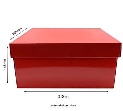 LGE GIFT BOX & LID PACK-Gloss Red #2