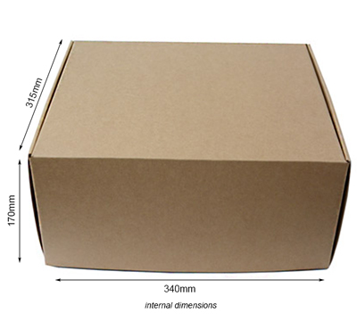 LARGE GIFT SHIPPING BOX PACK- Natural #4
