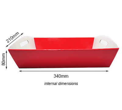 LARGE HAMPER TRAY PACK-Gloss Red #2