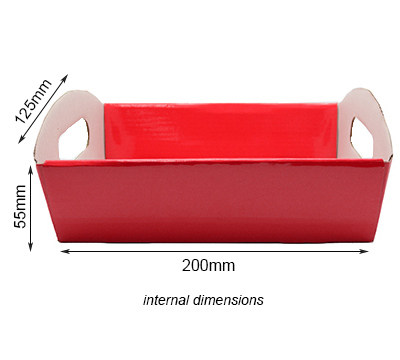 SMALL HAMPER TRAY PACK-Gloss Red #2