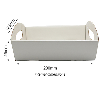 SMALL HAMPER TRAY PACK-Gloss White #2