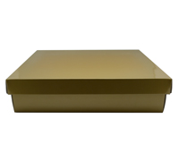 LARGE SHIRT BOX and LID PACK-Gold