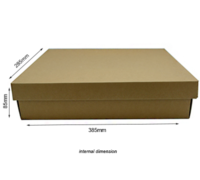 LARGE SHIRT BOX and LID PACK-Natural #2