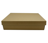 LGE SHIRT BOX & LID PACK-Natural