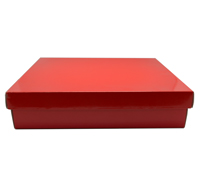 LGE SHIRT BOX & LID PACK-Gloss Red