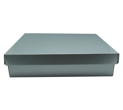LARGE SHIRT BOX and LID PACK-Silver