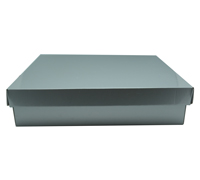 LARGE SHIRT BOX and LID PACK-Silver