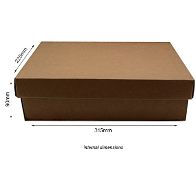 SMALL SHIRT BOX and LID PACK-Natural #2