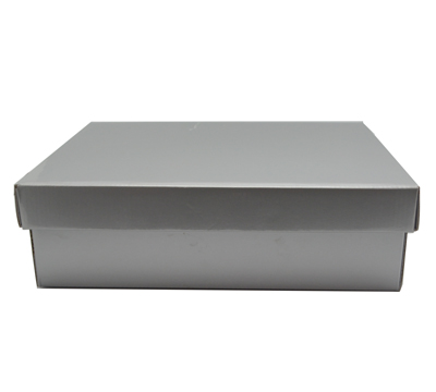 SMALL SHIRT BOX and LID PACK-Silver