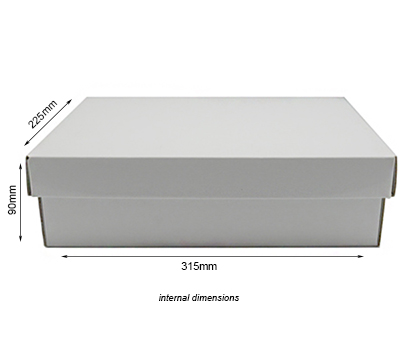 SMALL SHIRT BOX and LID PACK-Gloss White #2