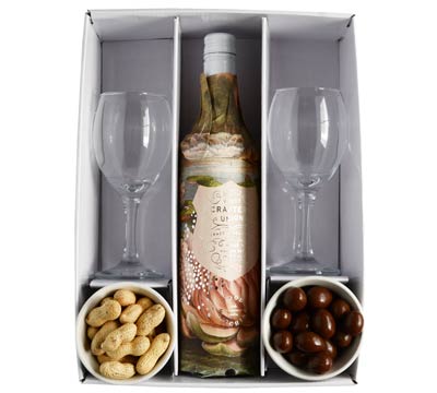 SMALL SHIRT INSERT Wine and Glass-White #3