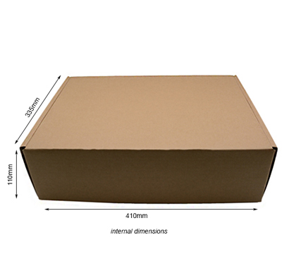 LARGE SHIRT SHIPPING BOX PACK-Natural #4