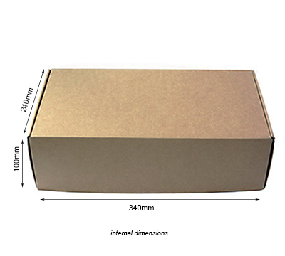SMALL SHIRT SHIPPING BOX PACK-Natural #4